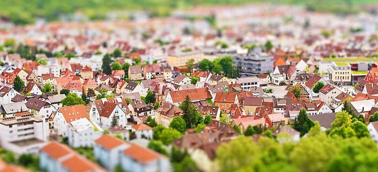 Luftbild Stadtteil
