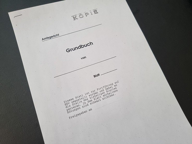 Foto Sie m�chten Ihr Haus verkaufen?<br/>Dann m�ssen Sie sich als erstes das Grundbuch anschauen!<br/>Aber wie lese ich ein Grundbuch? ...