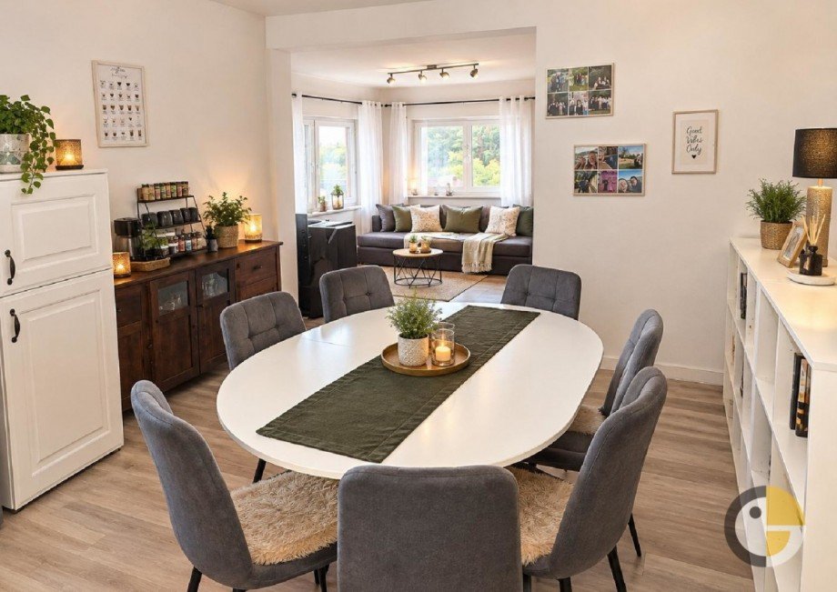 Esszimer Dachgeschosswohnung Friedrichsthal