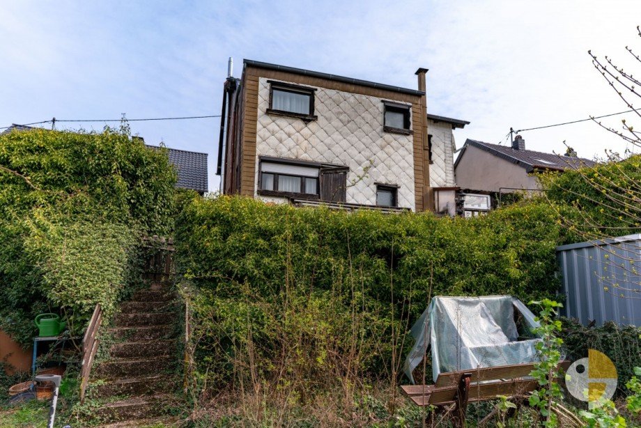 Au�enansicht hinten Einfamilienhaus Merchweiler