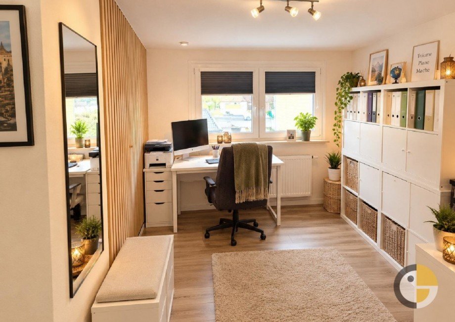 Schlafzimmer 1 Dachgeschosswohnung Friedrichsthal