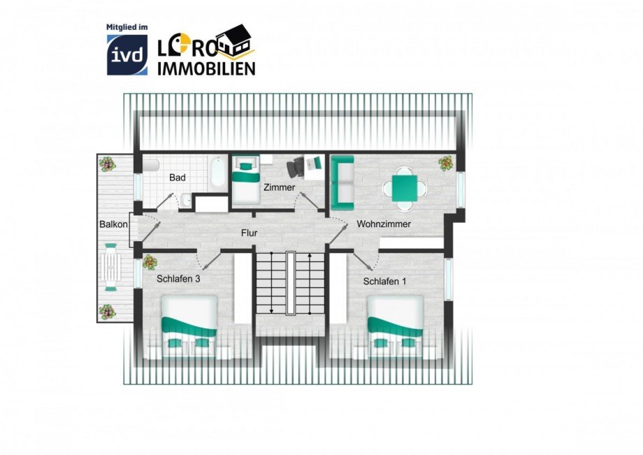 Dachgeschoss Einfamilienhaus Bilsdorf